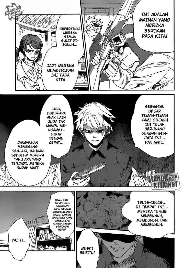 Yakusoku no Neverland chapter 69 halaman 12