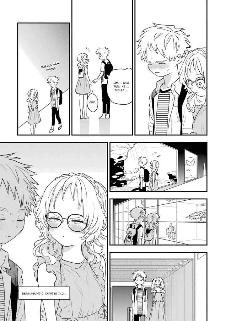 Sukinako ga Megane wo Wasureta chapter 74.1 halaman 9