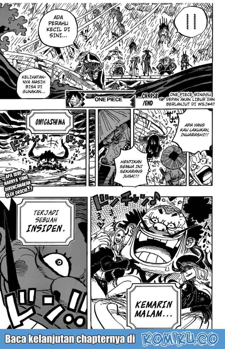 One Piece chapter 958 halaman 14