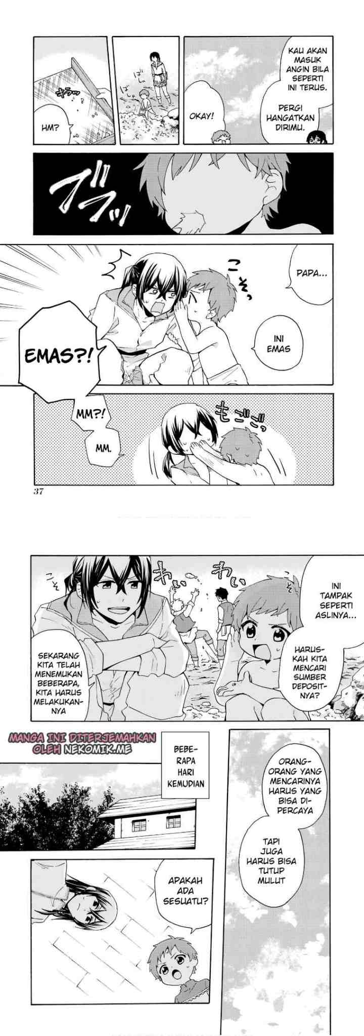 Tada Shiawasena Isekai Kazoku Seikatsu chapter 15 halaman 4