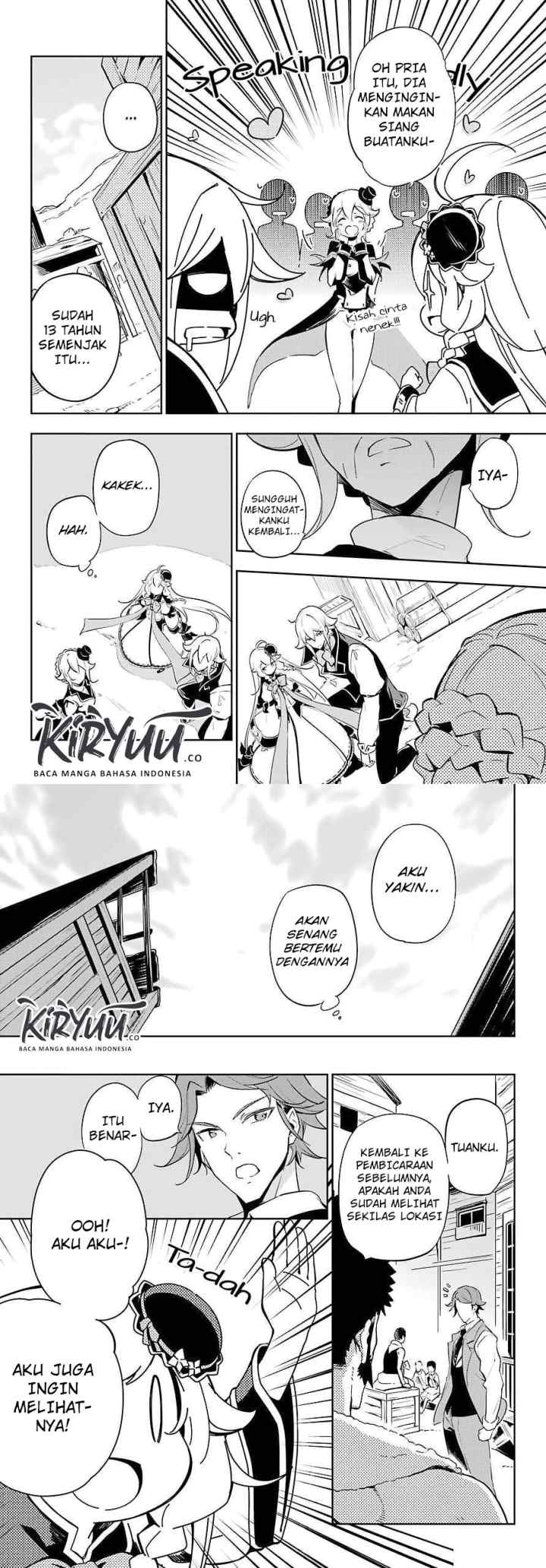 Chichi wa Eiyuu Haha wa Seirei Musume no Watashi wa Tenseisha chapter 21 halaman 4