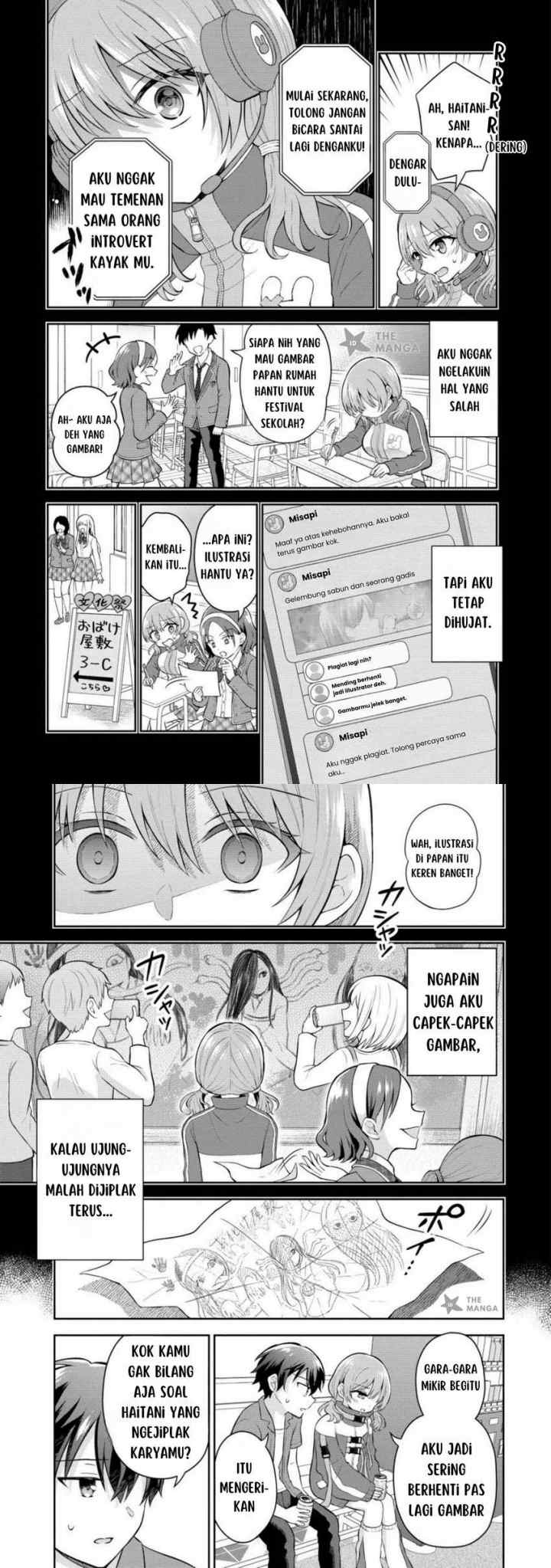 Tonari no Seki no Inkya Joshi ga Oshi Utaite Datta - Ore no Kyoku wo Uttatekure! chapter 9.1 halaman 4