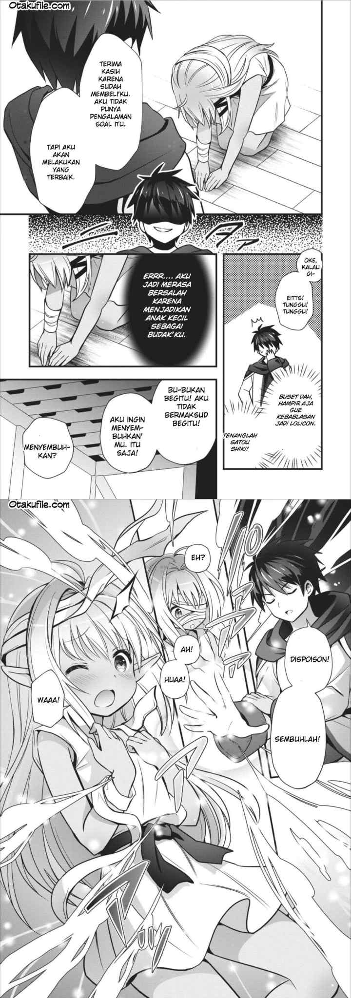 Isekai no Meikyuu Toshi de Chiyu Mahoutsukai Yattemasu chapter 1 halaman 14