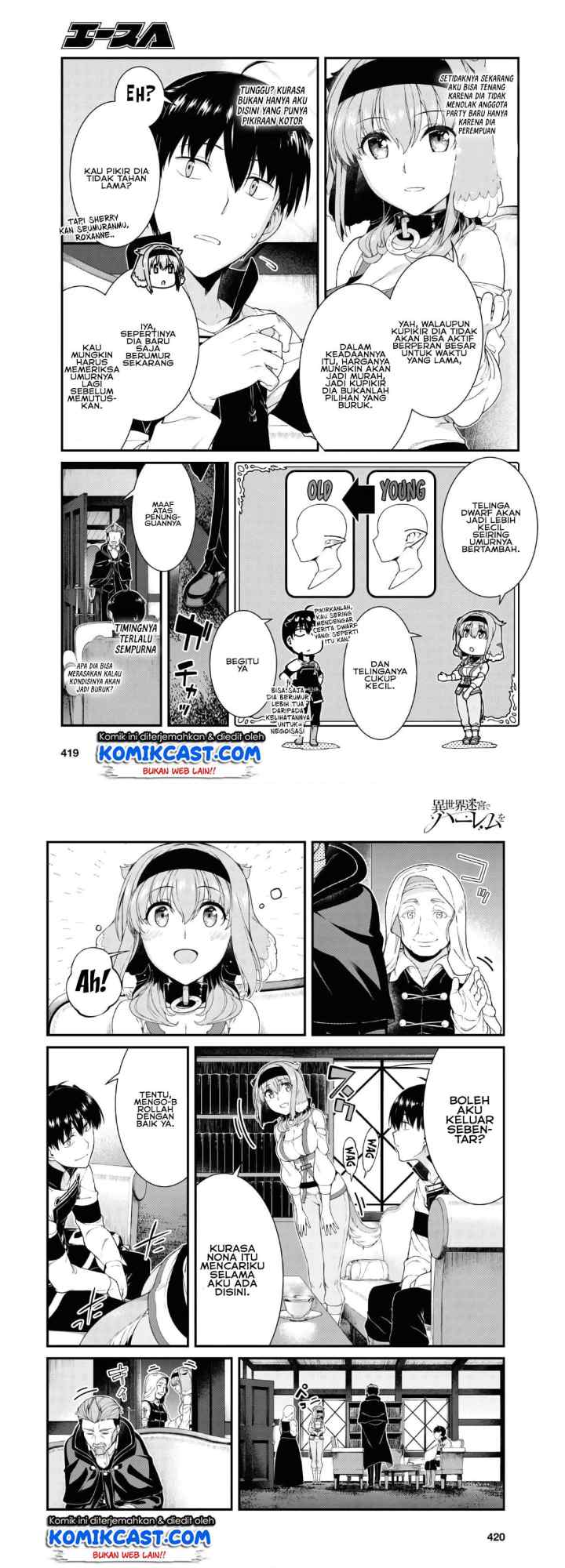 Isekai Meikyuu de Harem wo chapter 38 halaman 7