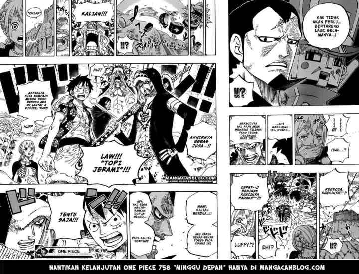 One Piece chapter 757 halaman 15