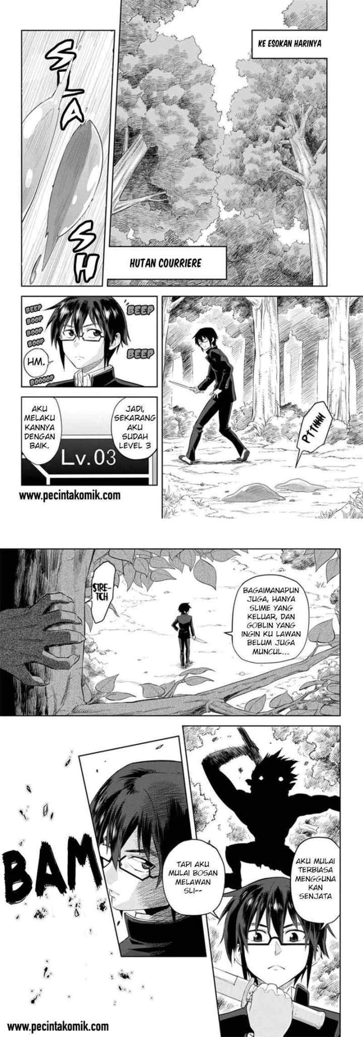 Konjiki no Moji Tsukai: Yuusha Yonin ni Makikomareta Unique Cheat chapter 3 halaman 4