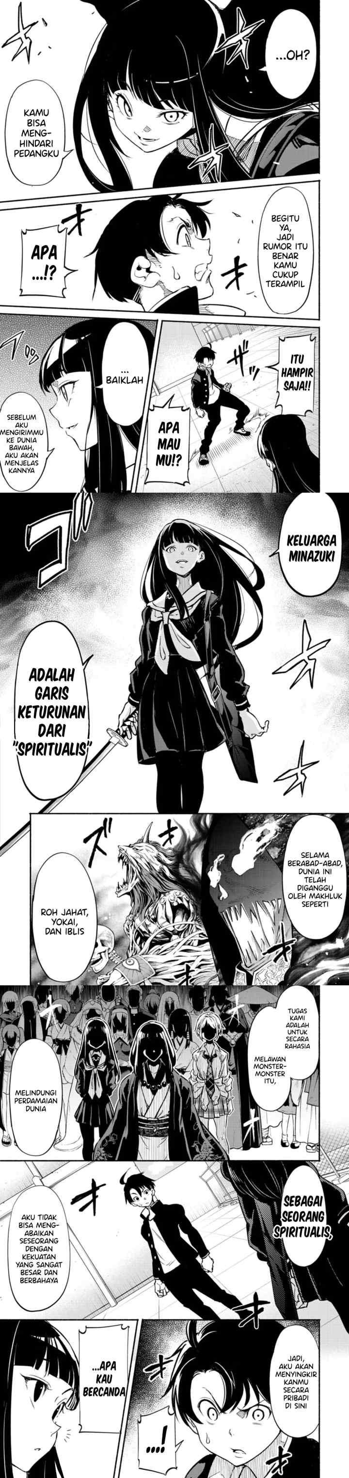 Isekai kara Kikan Shitara Chikyuu mo Kanari Fantajii Deshita. Ato, Makeheroin-domo Kocchi Minna chapter 1 halaman 11