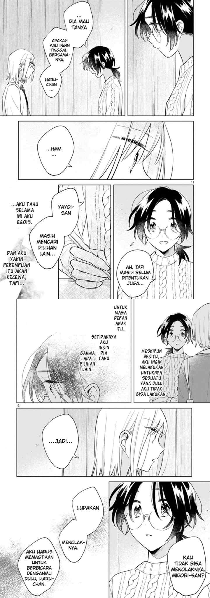 Haru to Midori chapter 13.1 halaman 6