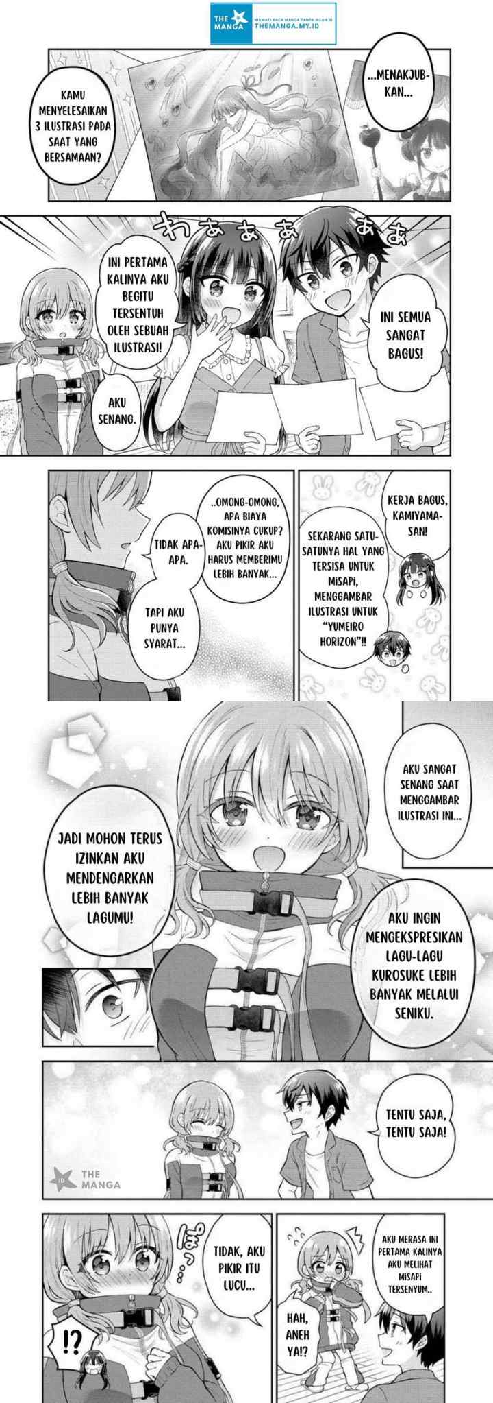 Tonari no Seki no Inkya Joshi ga Oshi Utaite Datta - Ore no Kyoku wo Uttatekure! chapter 9.2 halaman 5