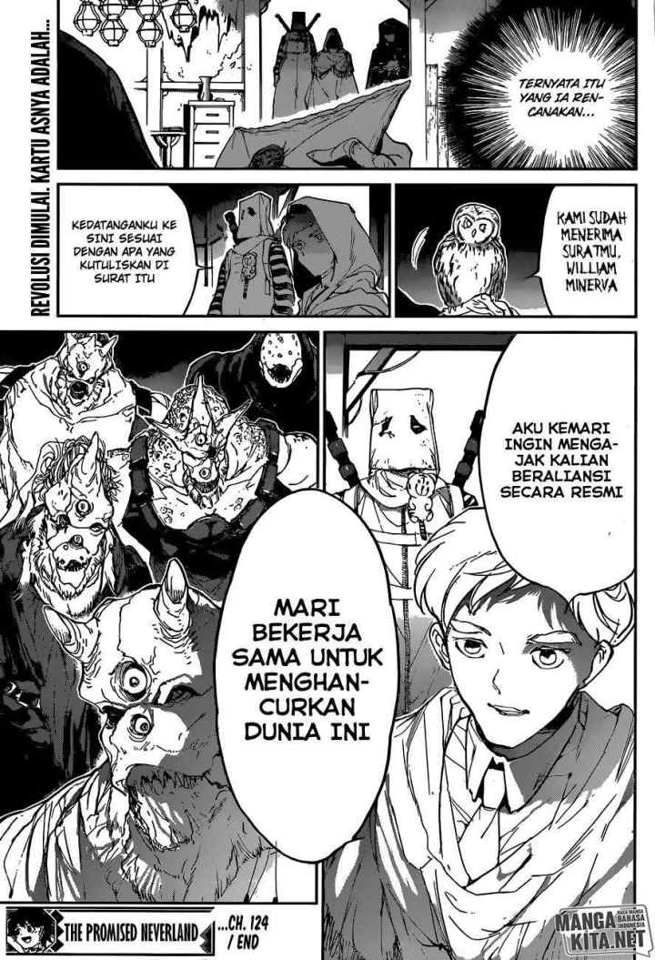 Yakusoku no Neverland chapter 124 halaman 20