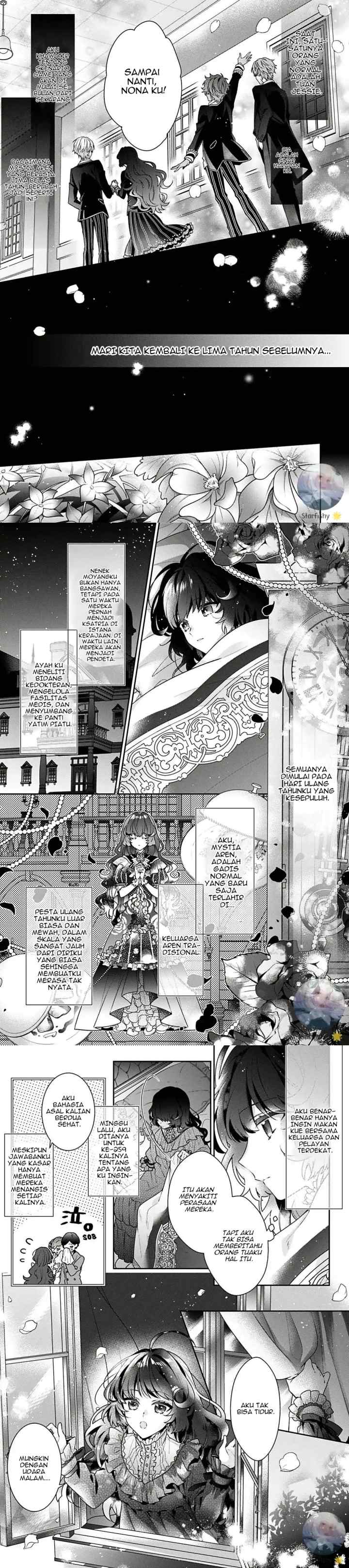 Akuyaku Reijou Desu ga, Kouyaku Taishou no Yousu ga Ijou Sugiru chapter 1 halaman 5