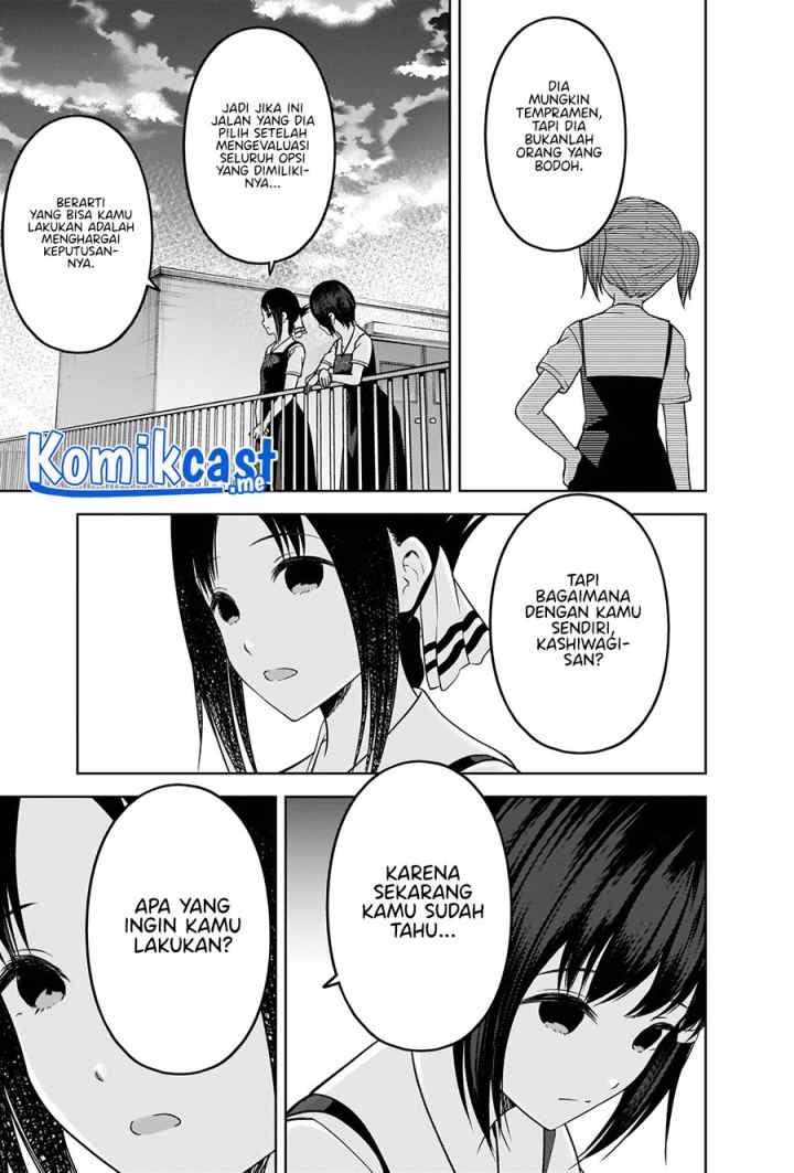 Kaguya-sama wa Kokurasetai: Tensai-tachi no Renai Zunousen chapter 273 halaman 18