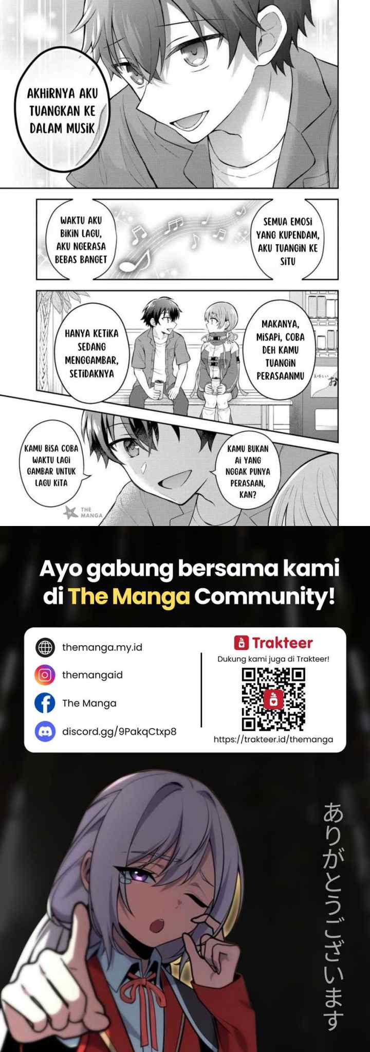 Tonari no Seki no Inkya Joshi ga Oshi Utaite Datta - Ore no Kyoku wo Uttatekure! chapter 9.1 halaman 13
