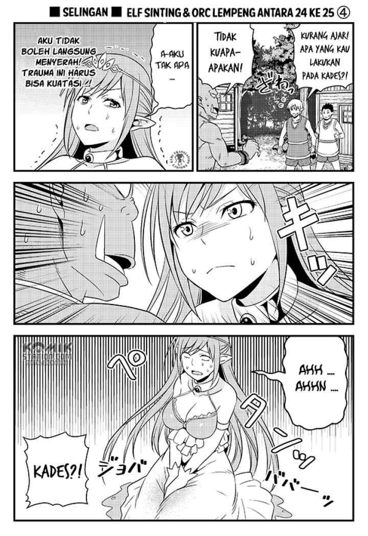Hentai Elf to Majime Orc chapter 3.5 halaman 6