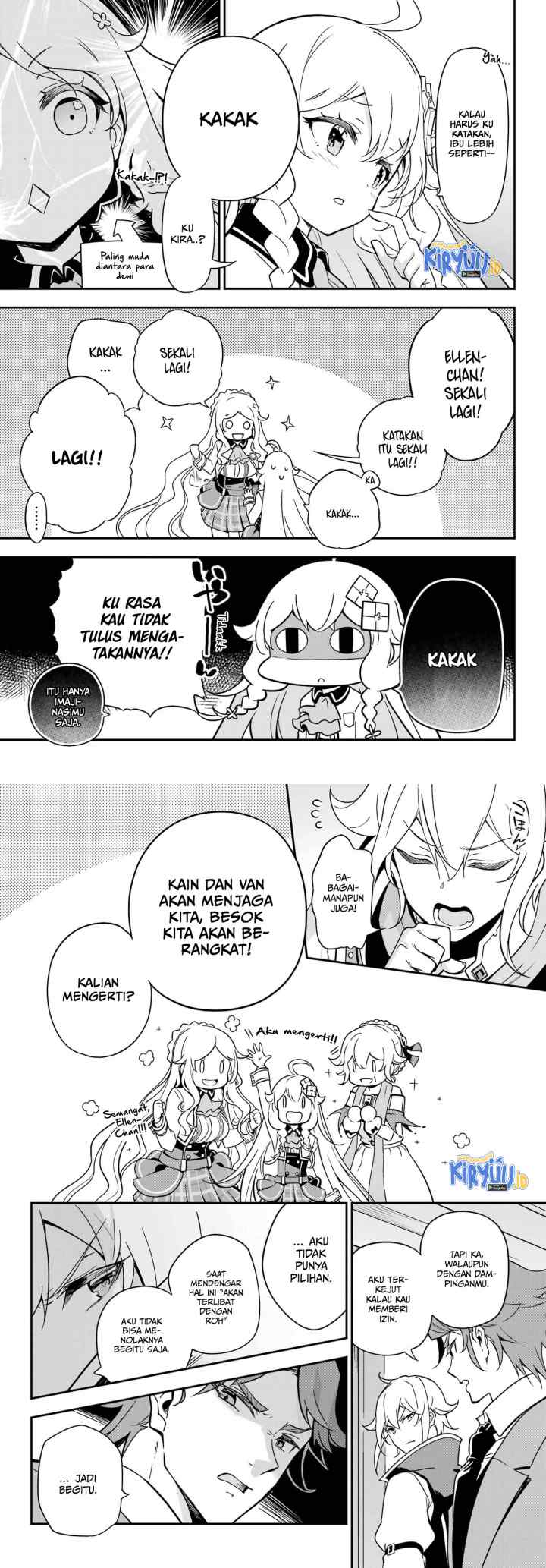 Chichi wa Eiyuu Haha wa Seirei Musume no Watashi wa Tenseisha chapter 41 halaman 7