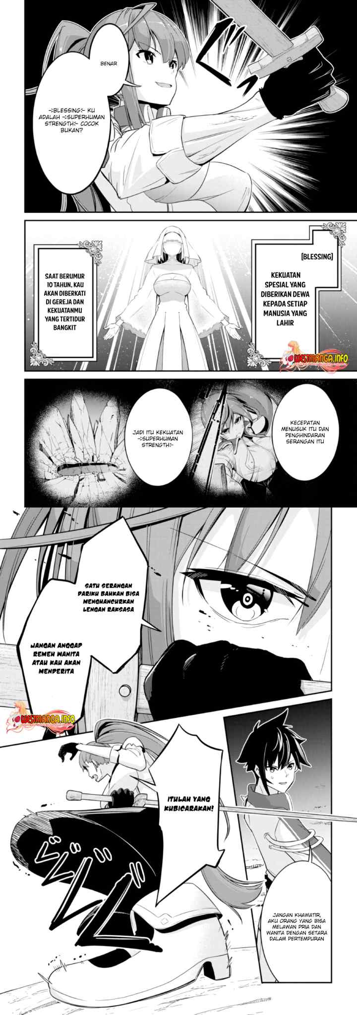 Seikishi ni Natta kedo Danchou no Oppai ga Sugosugite Kokoro ga Kiyomerarenai chapter 3 halaman 4