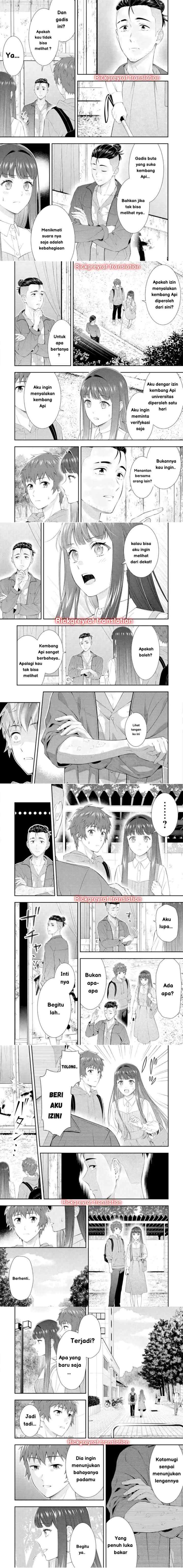 Toumei na Yoru ni Kakeru-kun to, Me ni Mienai Koi wo Shita chapter 3 halaman 6