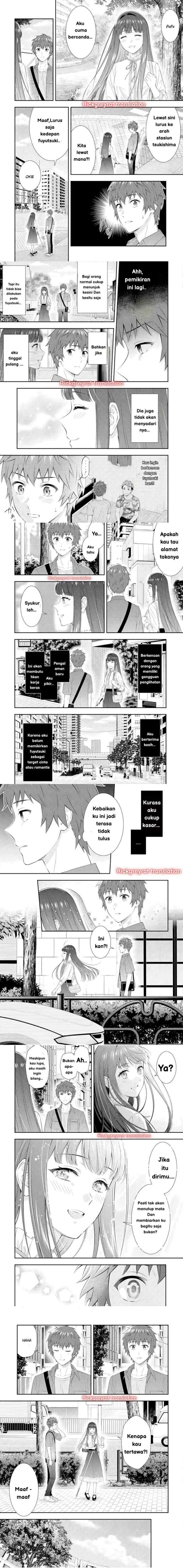 Toumei na Yoru ni Kakeru-kun to, Me ni Mienai Koi wo Shita chapter 3 halaman 19