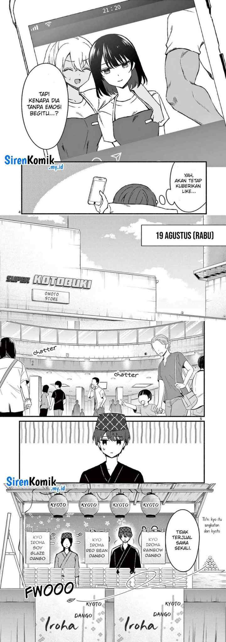 Shiotaiou no Sato-san ga Ore ni dake Amai chapter 39 halaman 13