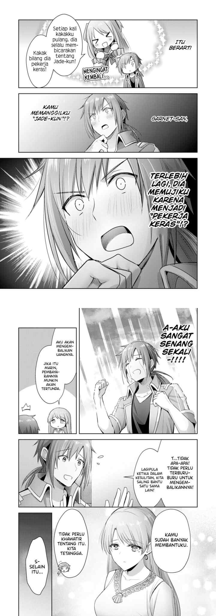 Uketsukejo ni Kokuhaku Shitakute Girudo ni Kayoitsumetara Eiyu ni Natteta chapter 9 halaman 7