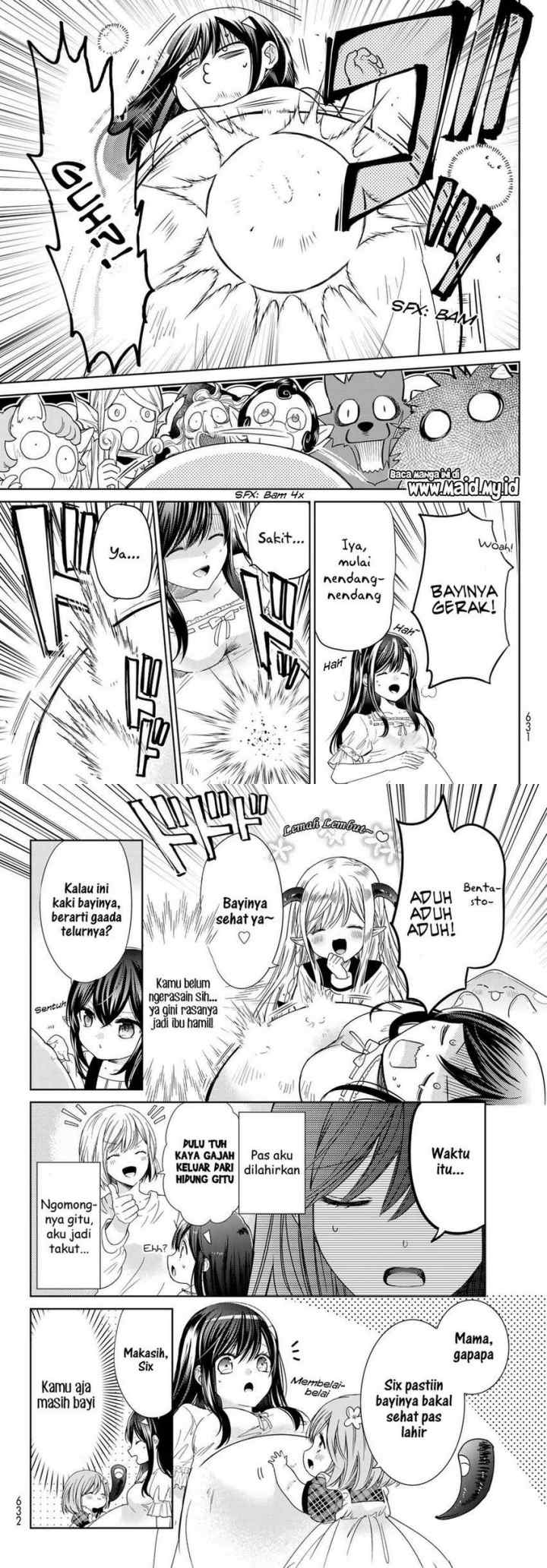 Isekai de Saikyo Mao no Kodomotachi no Mama ni Natchaimashita chapter 27.1 halaman 4