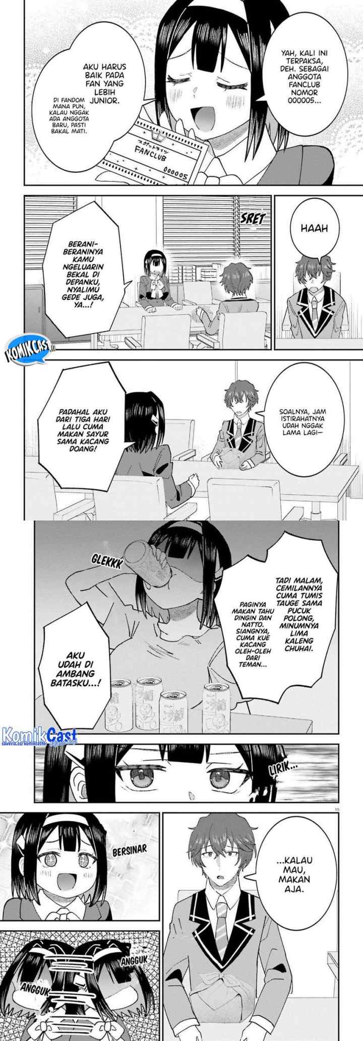 Ore no Haitoku Meshi o Onedari Sezu ni Irarenai, Otonari no Top Idol-sama chapter 11 halaman 8
