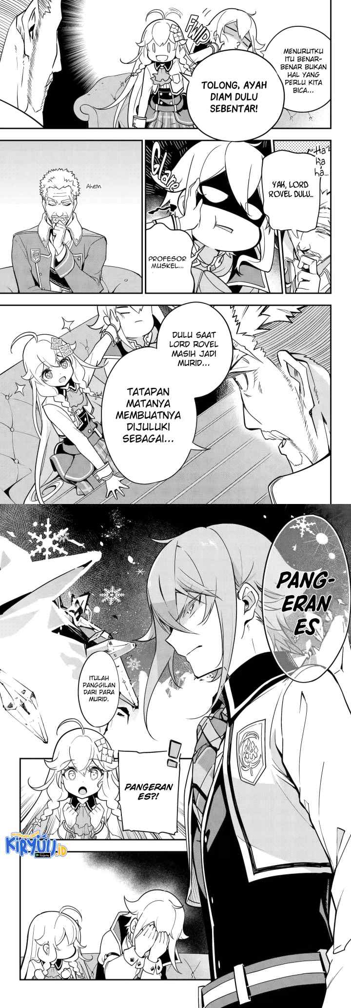 Chichi wa Eiyuu Haha wa Seirei Musume no Watashi wa Tenseisha chapter 44 halaman 9