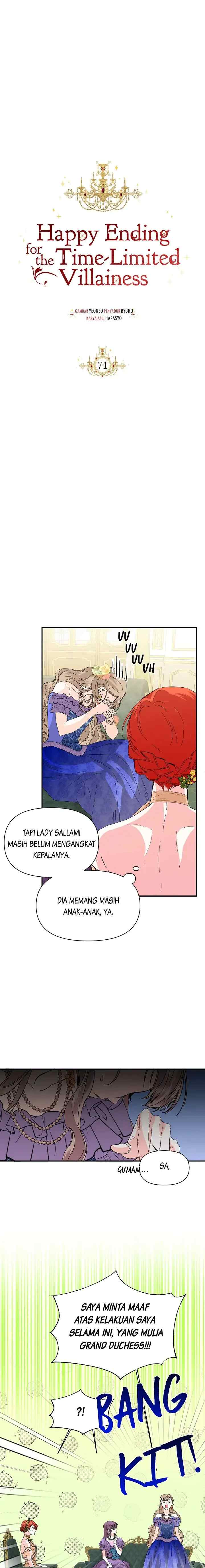 Happy Ending for the Time-Limited Villainess chapter 71 halaman 8