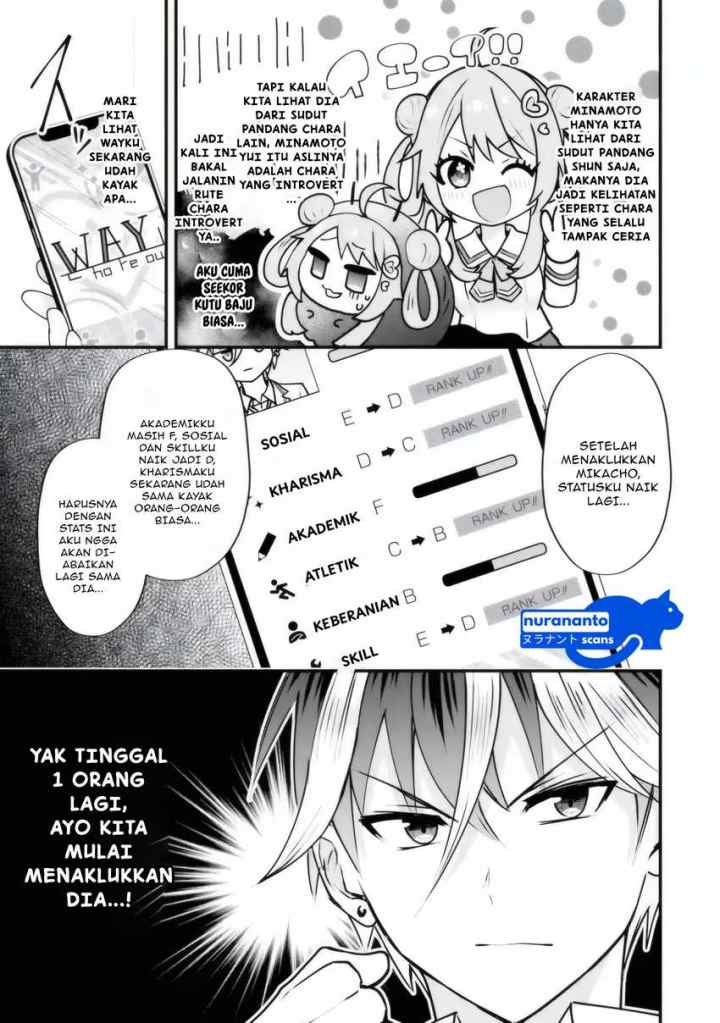 Yarikonda Ren'ai Game no Akuyaku ni Tensei Shita Node, Gensaku Chishiki de Hiroin o Kōryaku Shimasu chapter 4.2 halaman 8