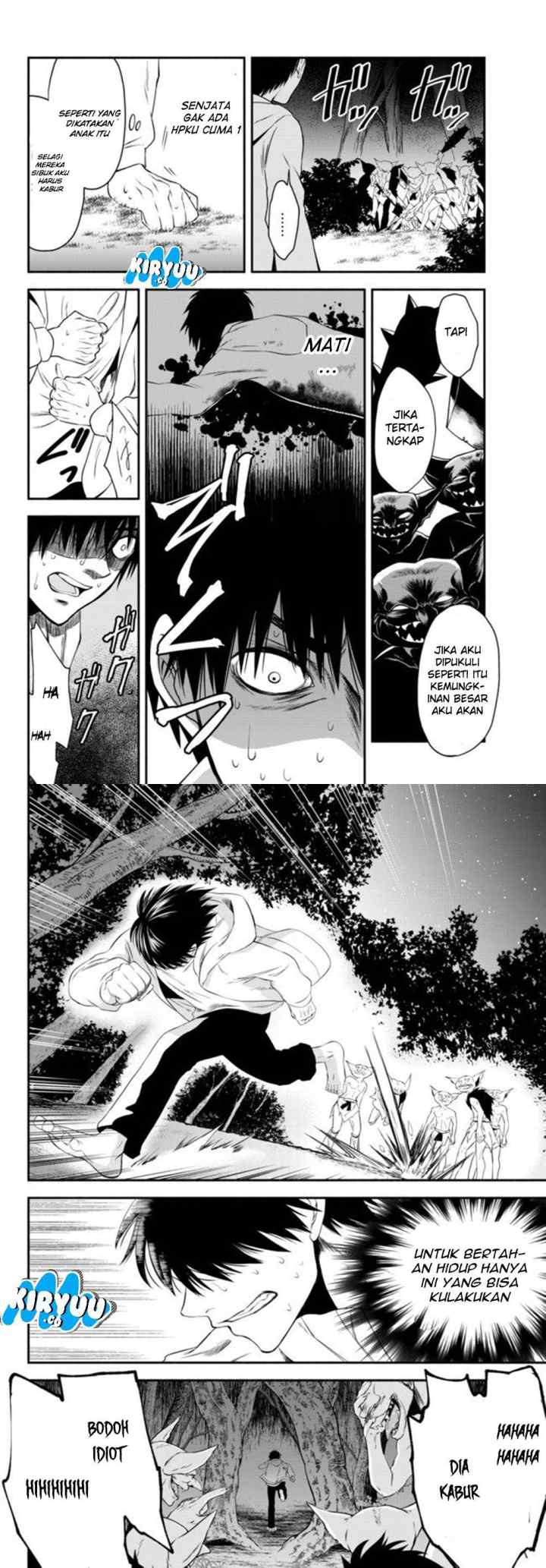 Isekai Man Chikin - HP 1 no Mama de Saikyou Saisoku Danjon Kouryaku chapter 3 halaman 4