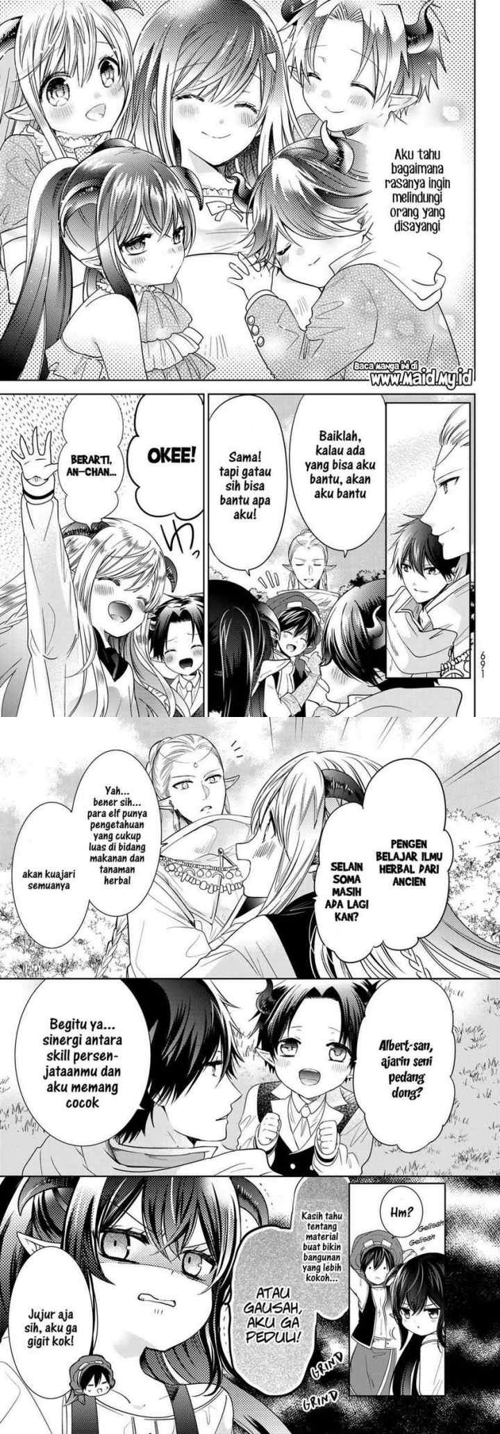 Isekai de Saikyo Mao no Kodomotachi no Mama ni Natchaimashita chapter 27.2 halaman 4
