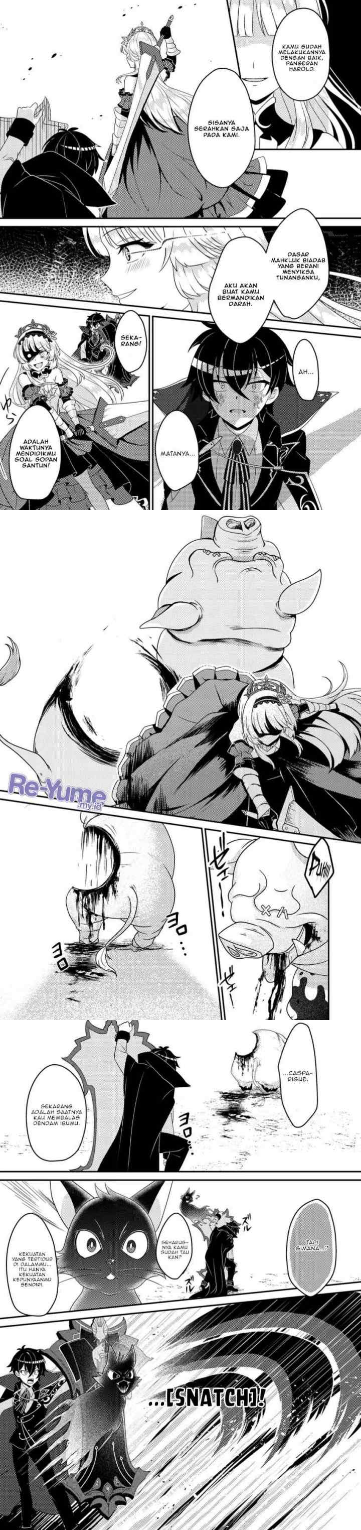 Munou no Akudou Ouji wa Ikinokoritai ~Ren'ai RPG no Akuyaku Mob ni Tensei Shita kedo, Gensaku Mushi shite Saikyou o Mezasu~ chapter 4 halaman 8