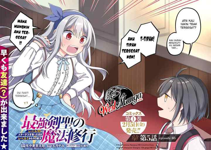 Saikyou Ken Hijiri No Mahou Shugyou: Level 99 No Status O Tamotta Mama Level 1 Kara Yarinaosu chapter 5.1 halaman 4
