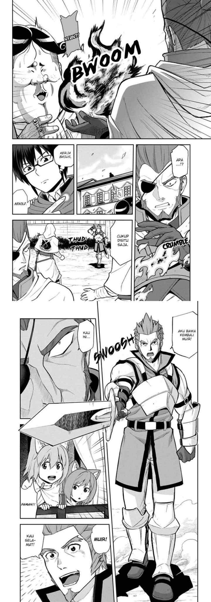 Konjiki no Moji Tsukai: Yuusha Yonin ni Makikomareta Unique Cheat chapter 8 halaman 9