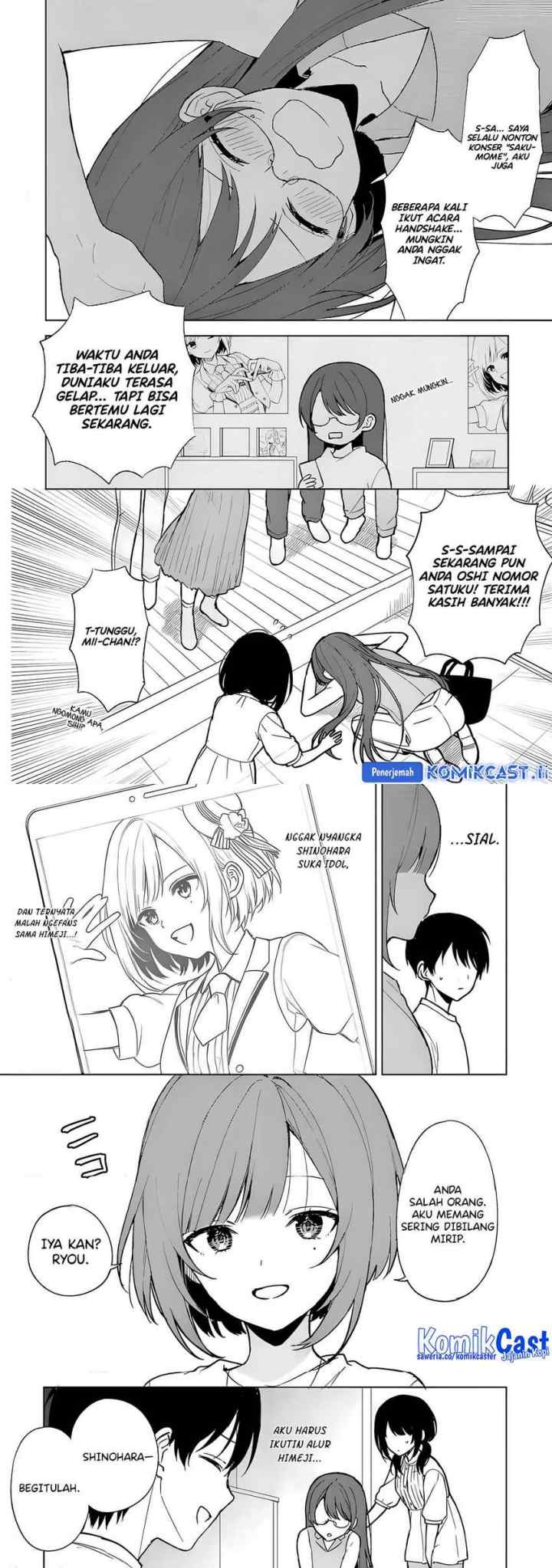 Chikan Saresou ni Natteiru S-kyuu Bishoujo wo Tasuketara Tonari no Seki no Osanajimi datta chapter 67 halaman 5