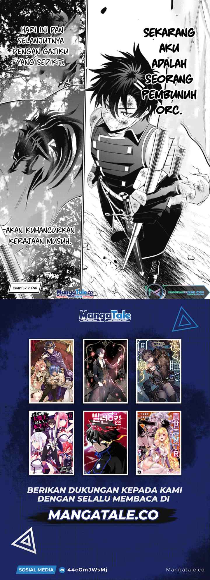 Saikyou Kenshi, Saiteihen Kishidan de Funsenchuu ~Orc wo Chi no Hate Made Oitsumete Zettai ni Shimatsu suru dake no Kantan? Nao Shigotodesu~ chapter 2 halaman 14