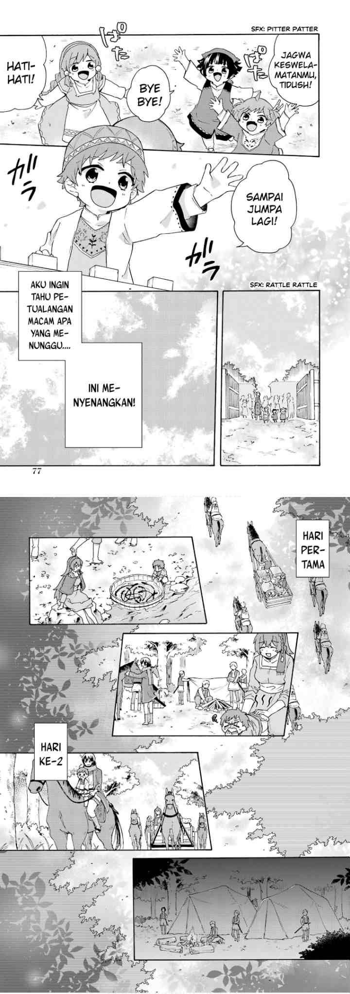 Tada Shiawasena Isekai Kazoku Seikatsu chapter 16 halaman 14
