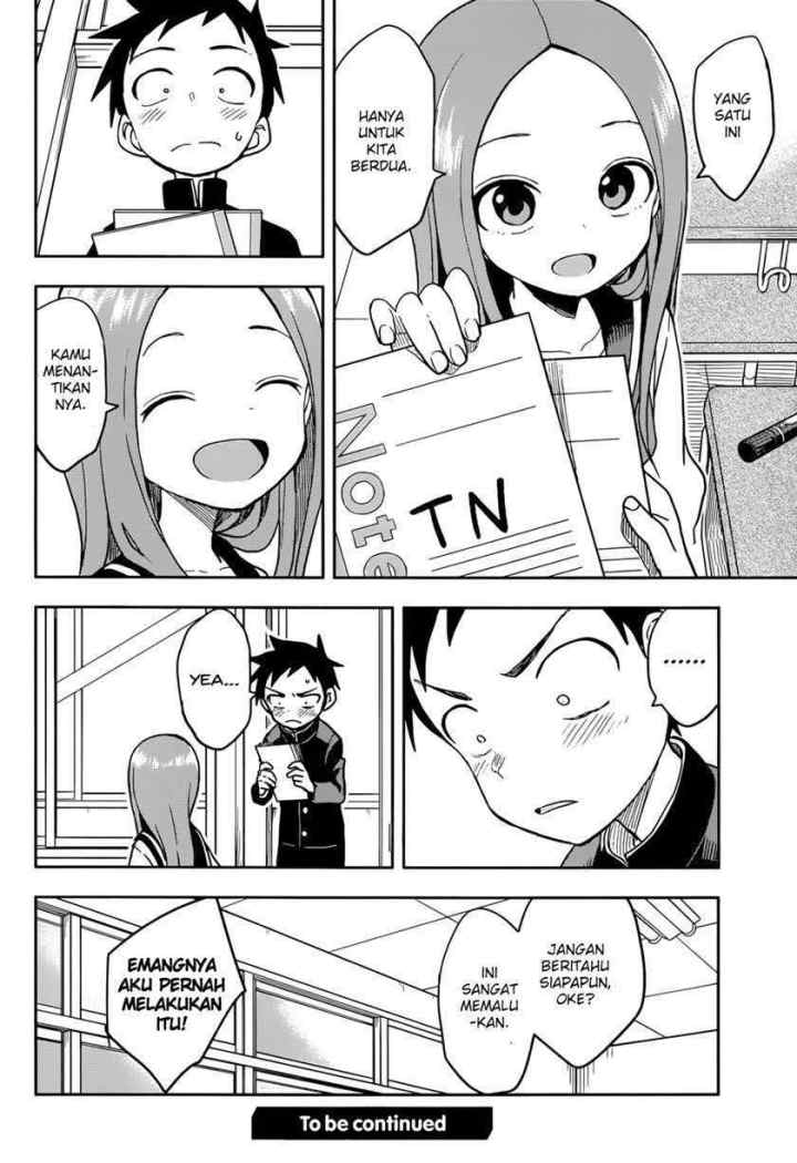 Karakai Jouzu no Takagi-san chapter 136 halaman 18