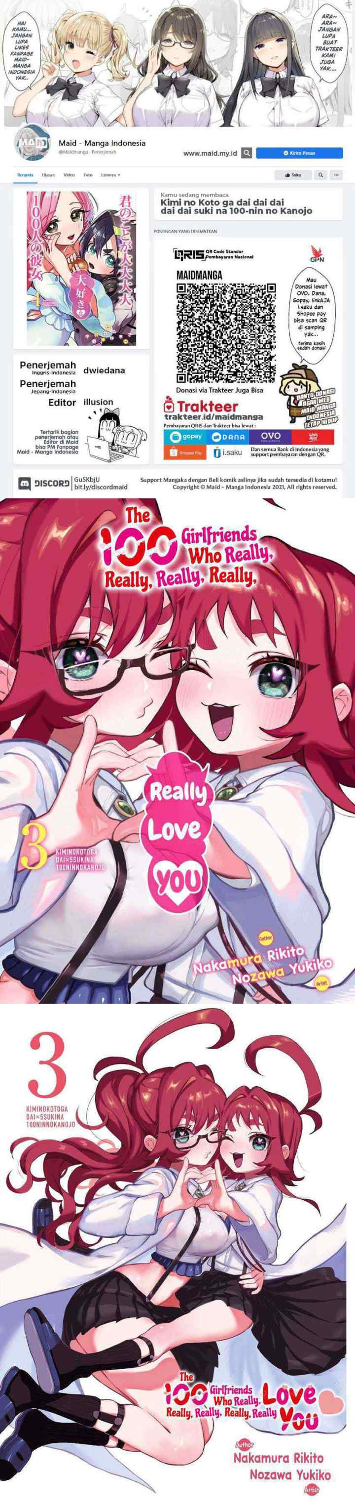 Kimi no Koto ga Dai Dai Dai Dai Daisuki na 100-ri no Kanojo chapter 53.3 halaman 9