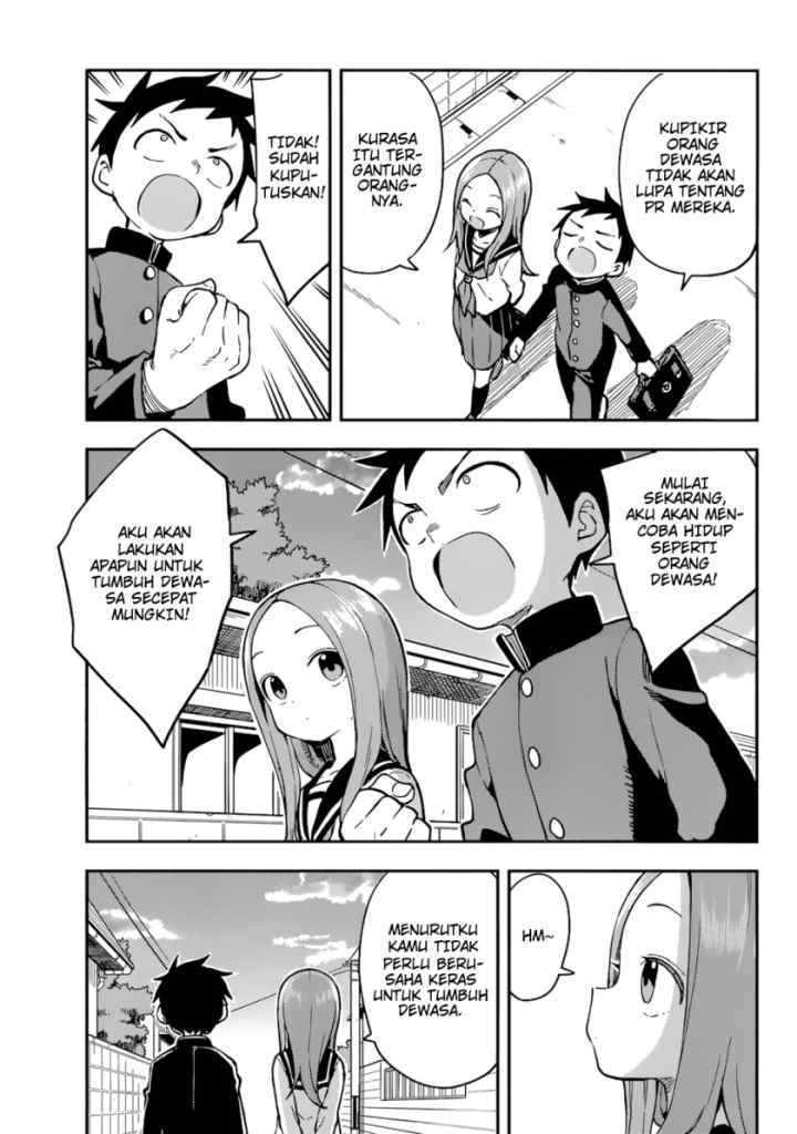 Karakai Jouzu no Takagi-san chapter 156 halaman 4