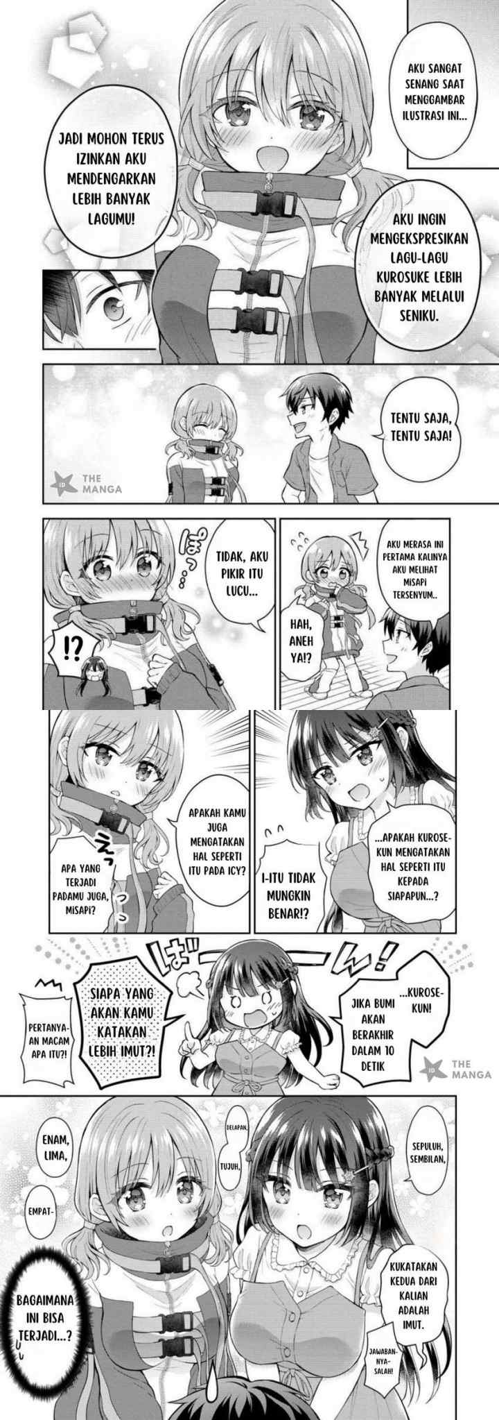 Tonari no Seki no Inkya Joshi ga Oshi Utaite Datta - Ore no Kyoku wo Uttatekure! chapter 9.2 halaman 12