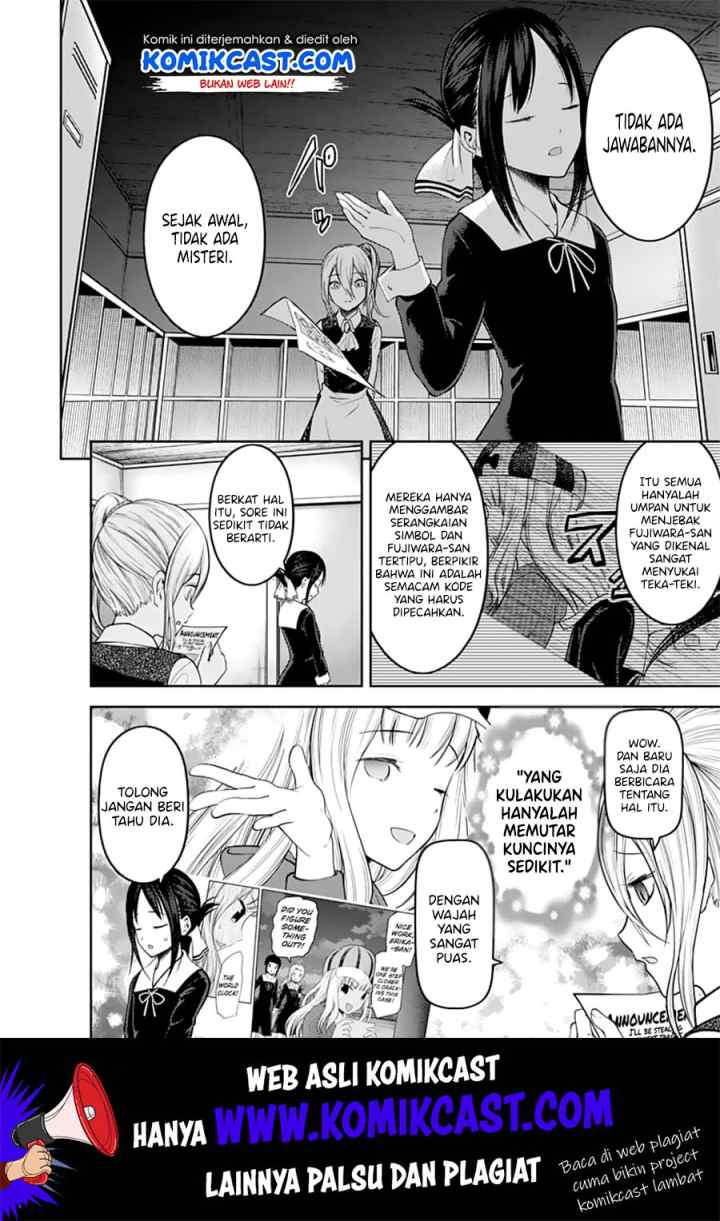 Kaguya-sama wa Kokurasetai: Tensai-tachi no Renai Zunousen chapter 134 halaman 9