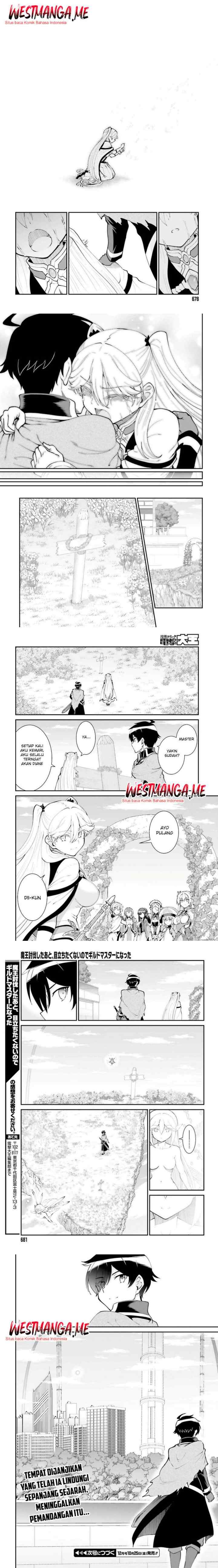 Maou Toubatsu Shita Ato, Medachitakunai node Guild Master ni Natta chapter 57 halaman 8