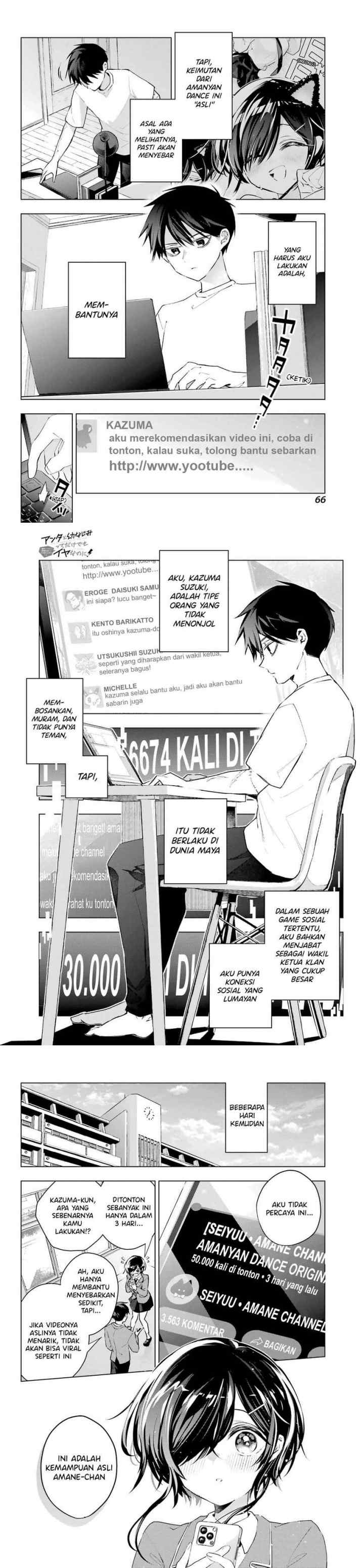 Anta to Osananajimitte dake demo Iyananoni! ~Zekkou kara Hajimaru S-kyuu Bishoujo to no Gakuen Nariagari Seikatsu~ chapter 3 halaman 9