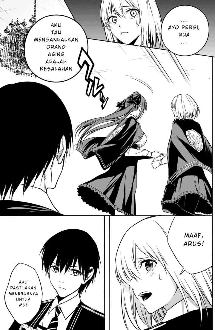 Ouritsu Mahou Gakuen no Saika Sei: Slum Agari no Saikyou Mahoushi, Kizoku darake no Gakuen de Musou suru chapter 13 halaman 18