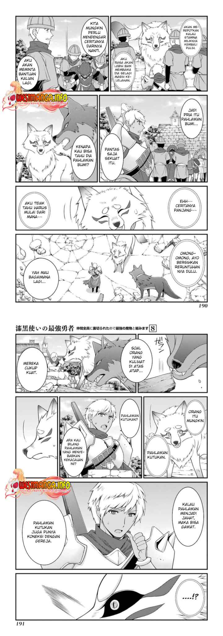 Shikkoku Tsukai no Saikyo Yusha Nakama Zen'in ni Uragira Retanode Saikyo no Mamono chapter 43 halaman 14