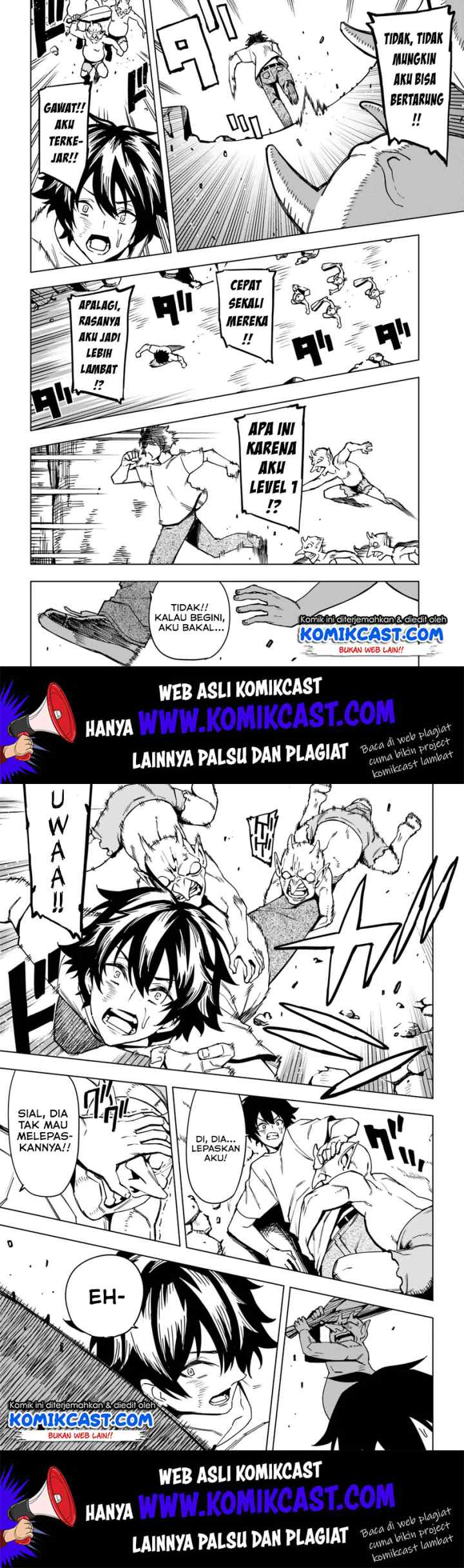 Genkai Level 1 kara no Nariagari: Saijaku Level no Ore ga Isekai Saikyou ni Naru made chapter 1 halaman 9
