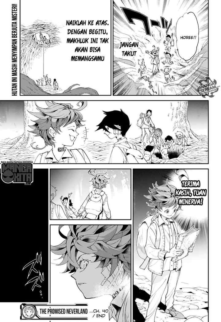 Yakusoku no Neverland chapter 40 halaman 19