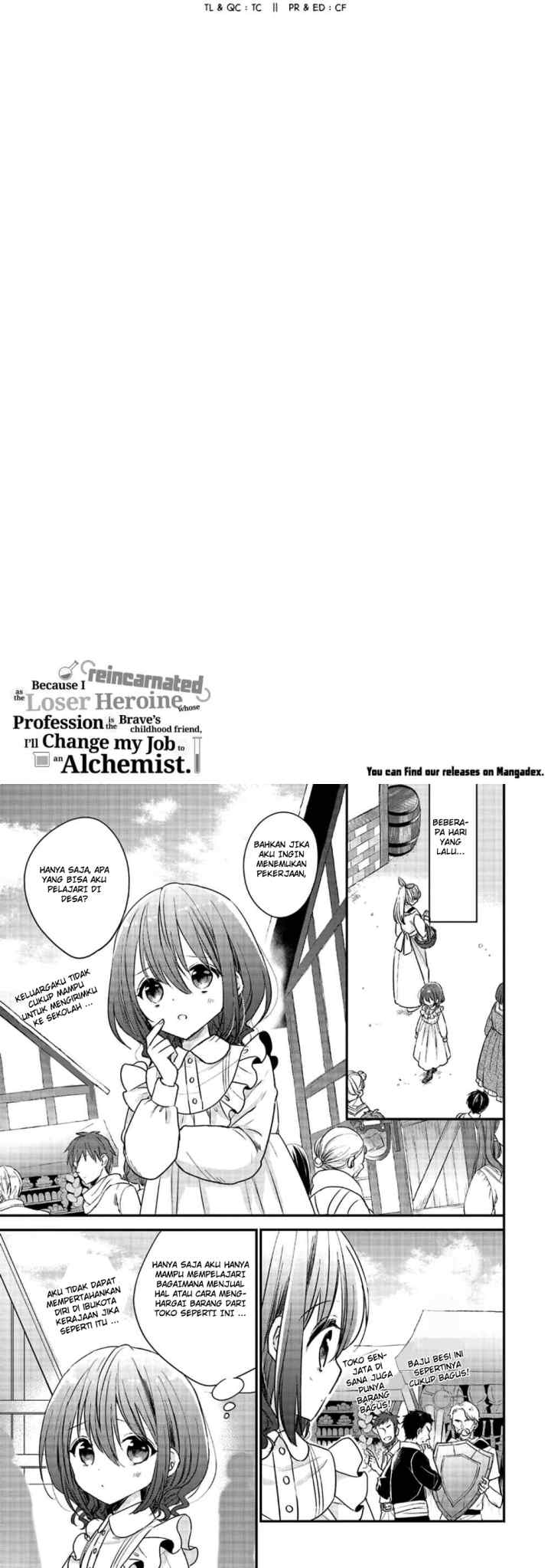 Yuusha-sama no Osananajimi to iu Shokugyou no Make Heroine ni Tensei shita no de, Chougoushi ni Job Change shimasu chapter 3 halaman 4