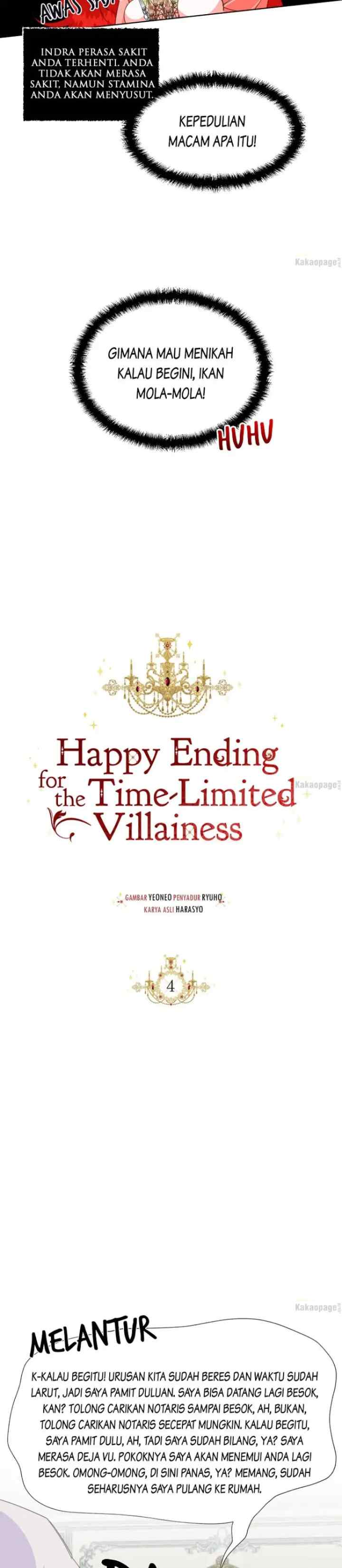 Happy Ending for the Time-Limited Villainess chapter 4 halaman 7